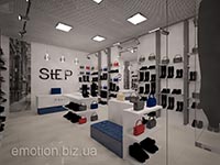 дизайн магазина обуви в Киеве