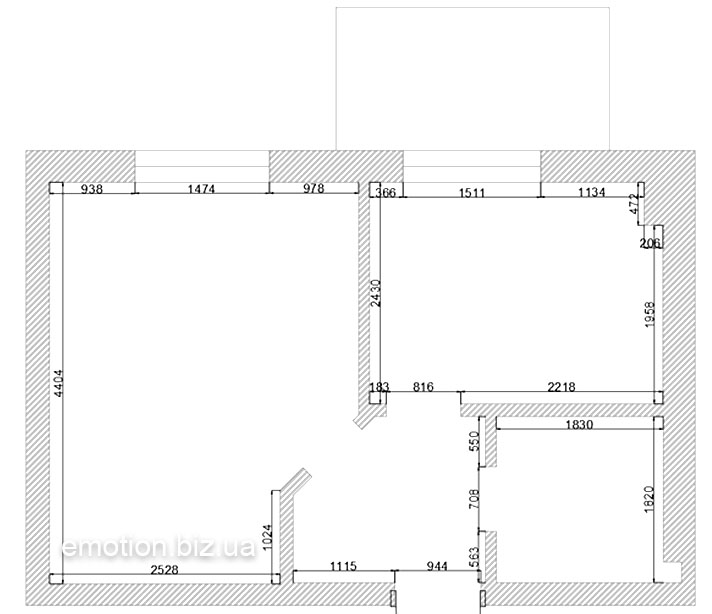 план однокомнатной квартиры 30 квадратных метров в ЖК Европейка