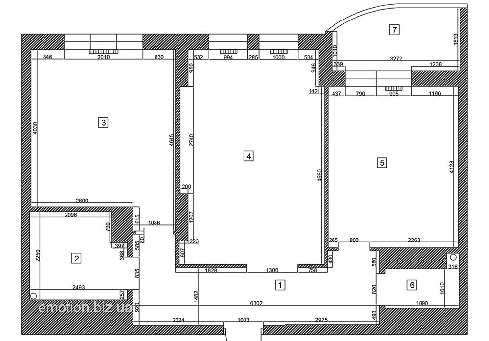 план двухкомнатной квартиры 71 квадратный метр в ЖК Кассиопея