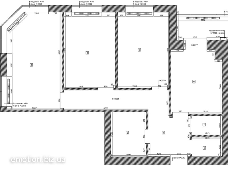 планировка трехкомнатной квартиры в ЖК Софиевская Сфера
