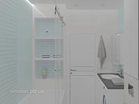 светлый интерьер ванной комнаты